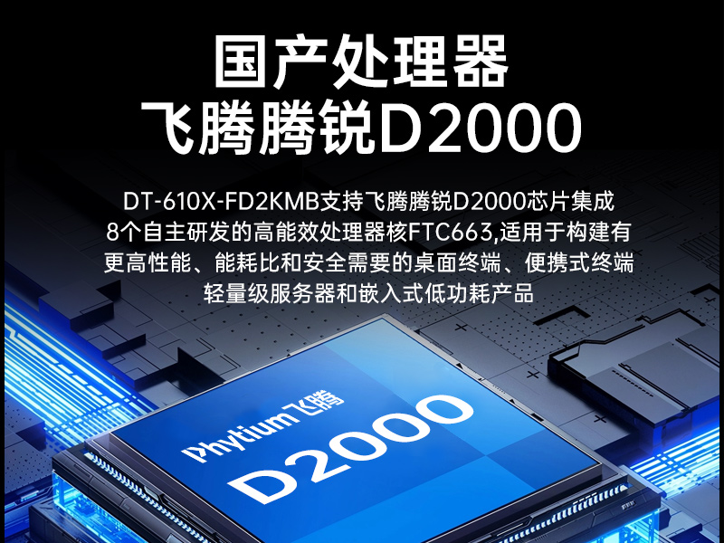 東田國產(chǎn)工控電腦,龍芯3A6000工控主機(jī)廠家,DT-610X-N3A6KMB